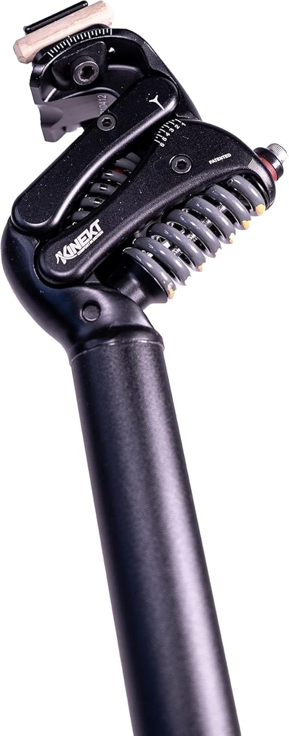 KINEKT Bike Suspension Seatpost, XR Lightweight Aluminum Alloy Seat Post for Road, Gravel & Electric Bikes, Rider Weight 80-320 Pounds, Measure Current Seat Post First for Proper Fit