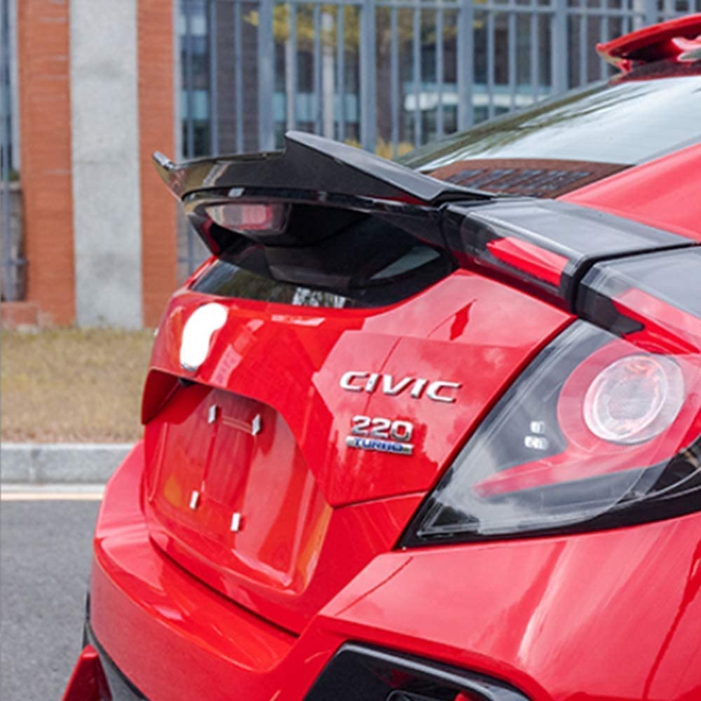 Decorazione auto Spoiler ABS Tipo R Spoiler per bagagliaio posteriore stile per Honda Civic Hatchback 11th Gen 2022 2023  34