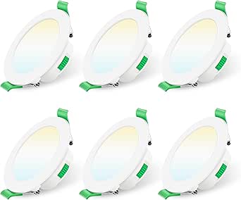 Grebeam LED Spots 20er Set - 5W Einbaustrahler 68mm IP44 Mit 3 Farbtemperaturen