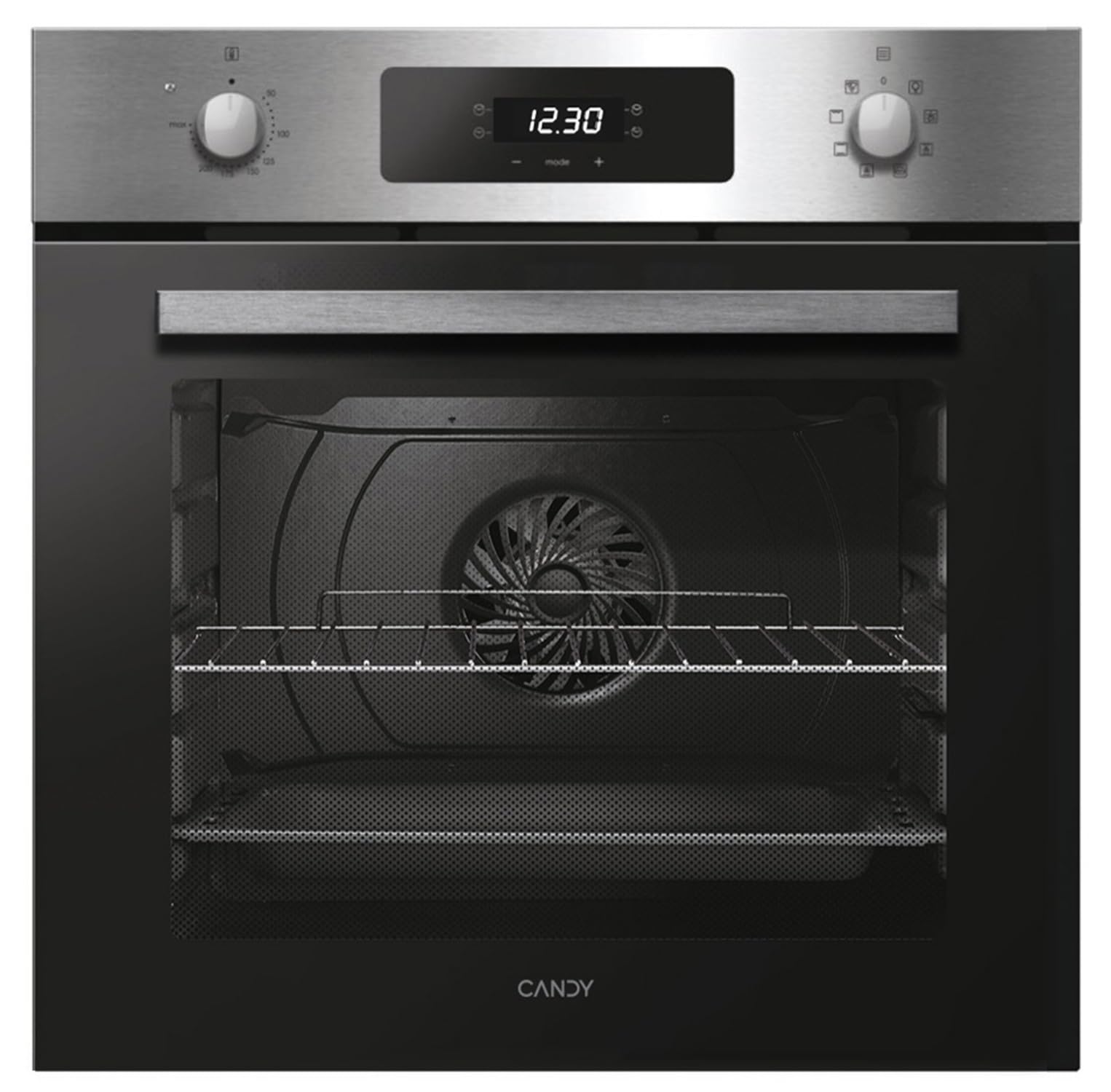 Candy FMCIDC X605/CA - Forno elettrico, ventilato, 65 litri, Inox, Classe energetica A+