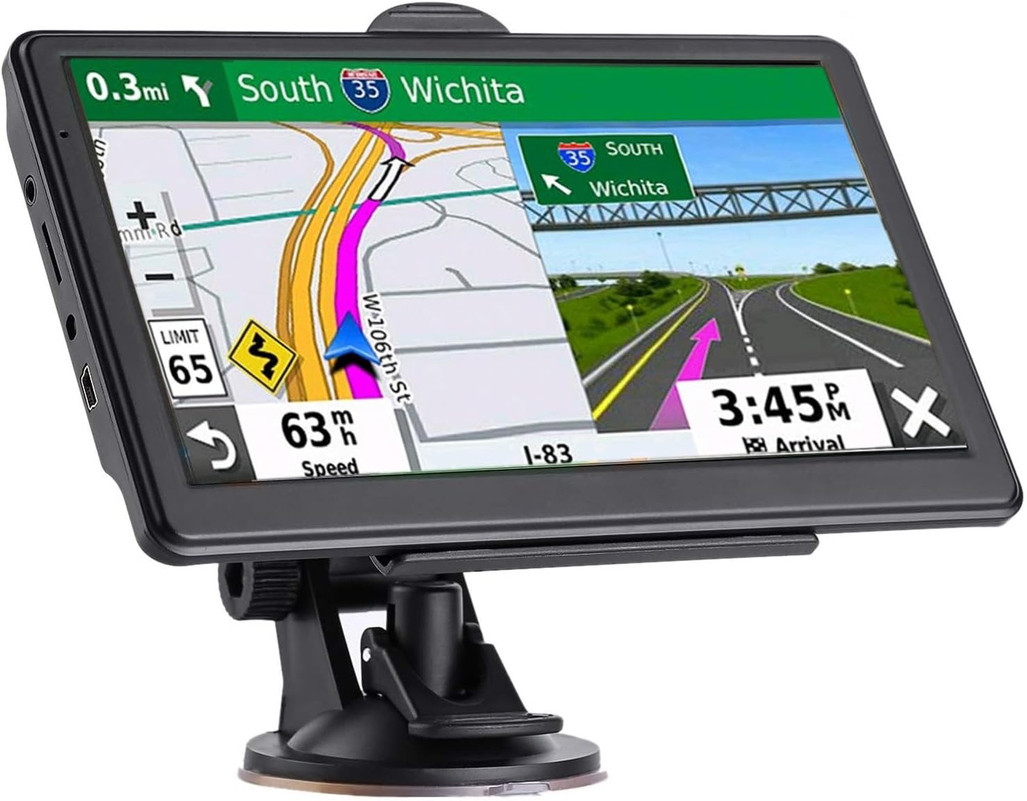 GPS Navigator for Car, Latest 2025 Map 7 inch Touch Screen Car GPS 256-16GB, Voice Turn Direction Guidance, Support Speed and Red Light Warning, North America Lifetime map Free Update GPS Navigator for Car, Latest 2025 Map 7 inch Touch Screen Car GPS 256-16GB, Voice Turn Direction Guidance, Support Speed and Red Light Warning, North America Lifetime map Free Update