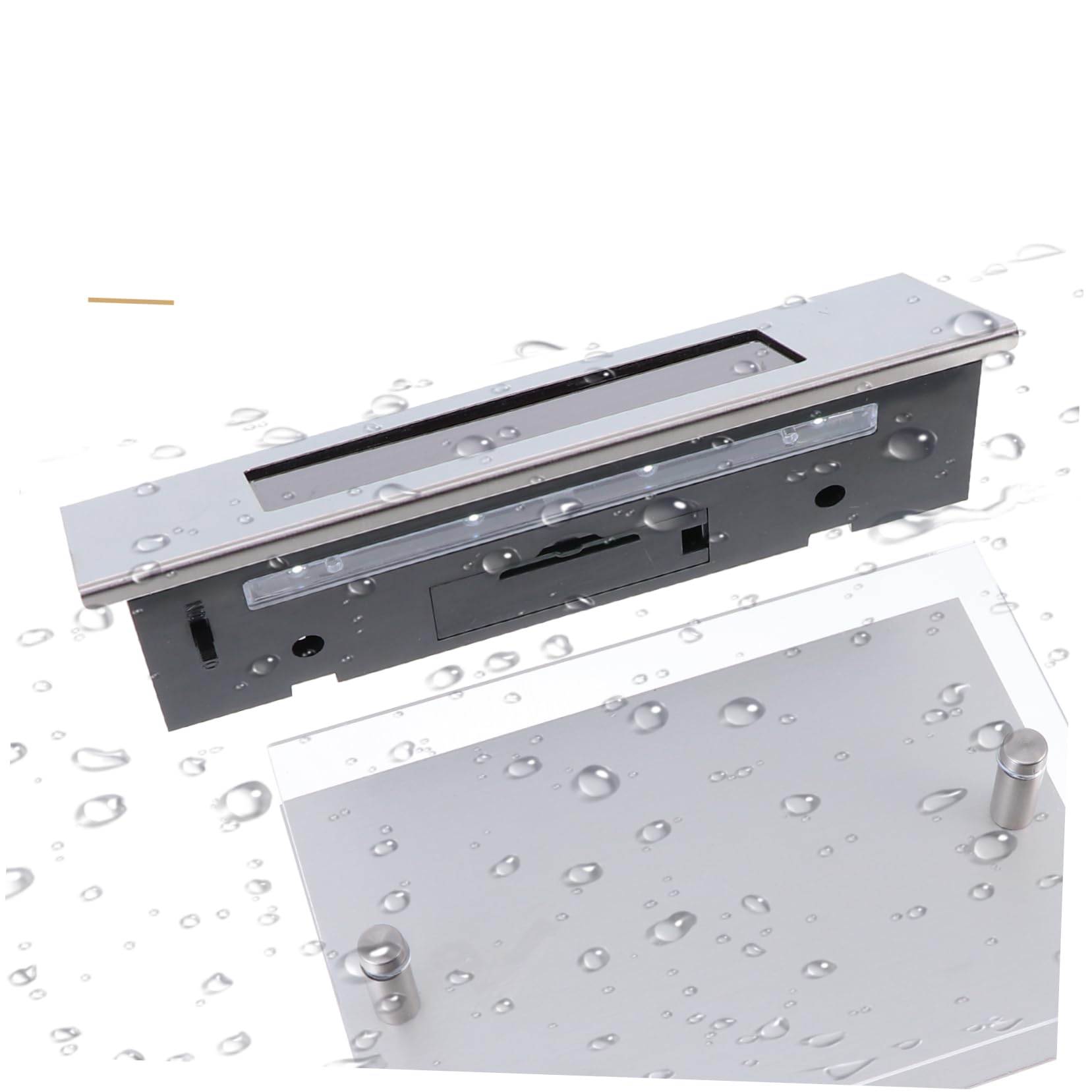 Lampada da Parete Solare con Numero Civico a Induzione Luminosa LED in Acciaio Inox Resistente per Esterni, Luce Casa con Ricarica Solare Ecologica, Facile Installazione