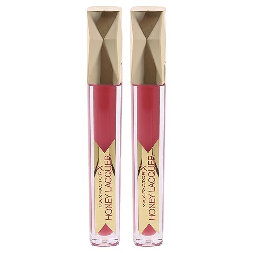 Max Factor Color Elixir Honey Lip Lacquer - 20 Indulgent Coral Lipstick Women 0.12 oz Pack of 2