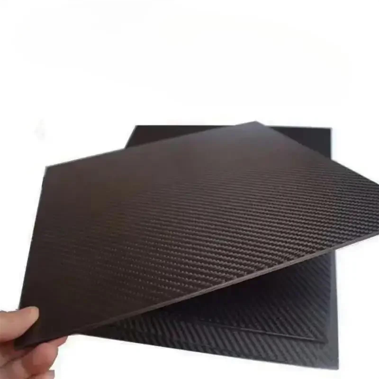 Carbon Platte 1PCS 400x500mm Carbon Faser Platte Blatt Hohe Festigkeit Carbon Board Panel Dicke 1mm 1,5mm 2mm 2,5mm 3,0mm 4mm 5mm 6mm Für Handarbeit, Restaurierung von Teilen(1.0mm Plain Glossy)