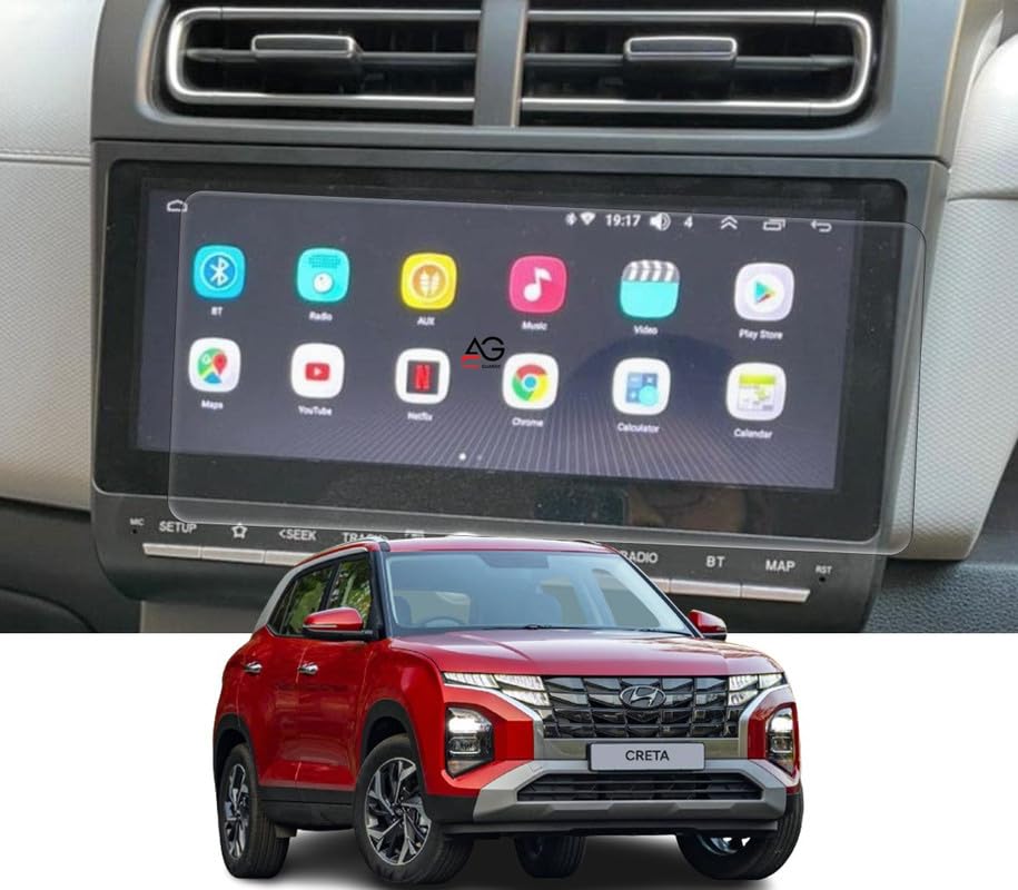 ANDEAL GUARDS HYUNDAI NEW CRETA FACELIFT 2023 (10.4 INCH) SCREEN PROTECTOR - Car Accessories Screen Protector (GLOSSY FINISH) Pack of 1 (B0CFJW4GVQ) Amazon Price History, Amazon Price Tracker