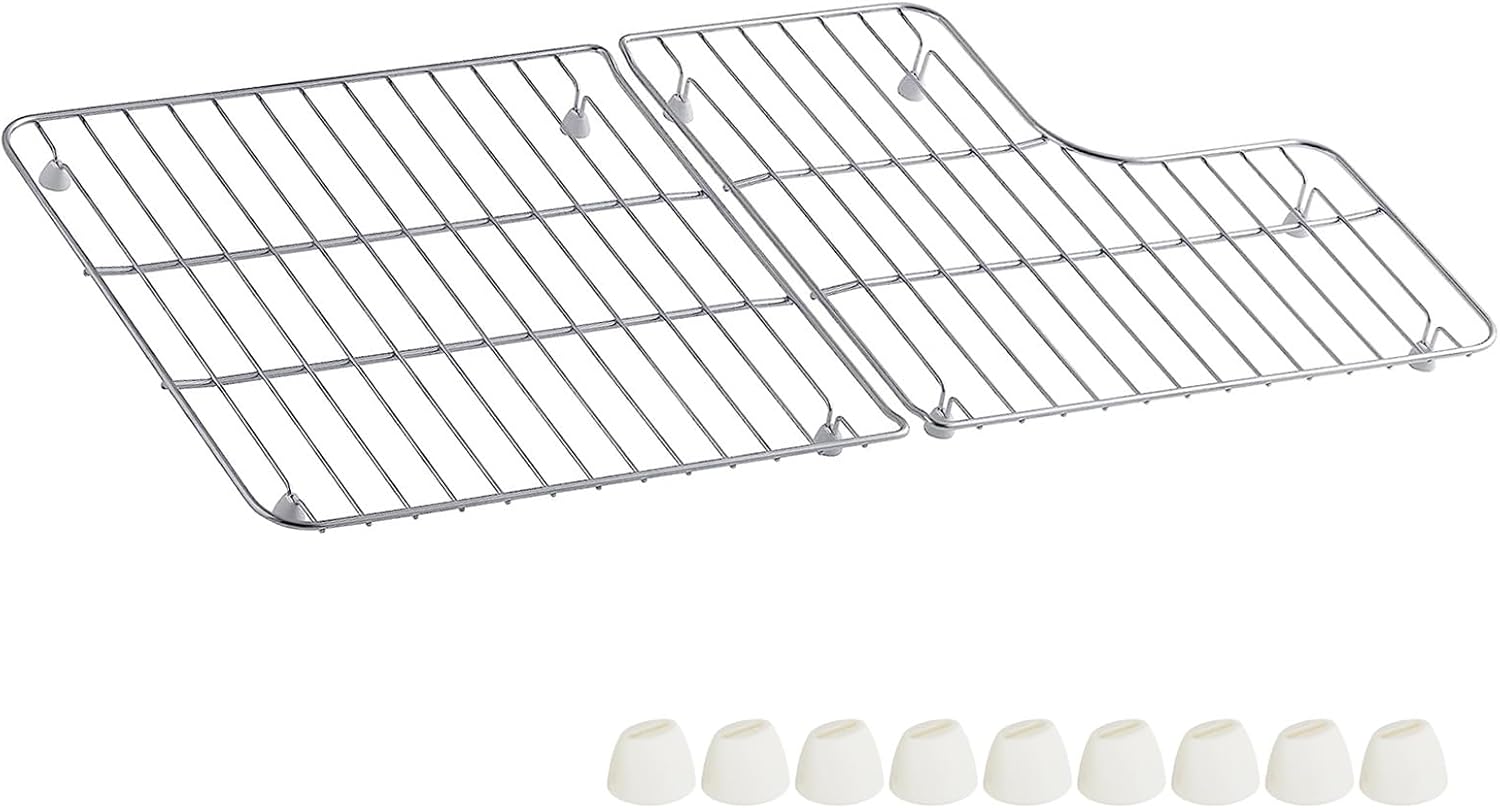 K-6639-ST Sink Rack Replacement for Kohler Whitehaven Bottom Basin Rack 6639-ST, K-6488 and K-6489 Stainless Steel Sink Protector Accessories