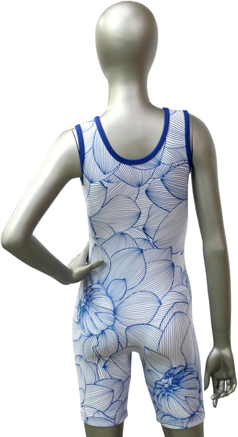 Matman USA The Blossoms Women's & Girl's Wrestling - Weightlifting - Exercise Singlet - Made in the U.S.A.