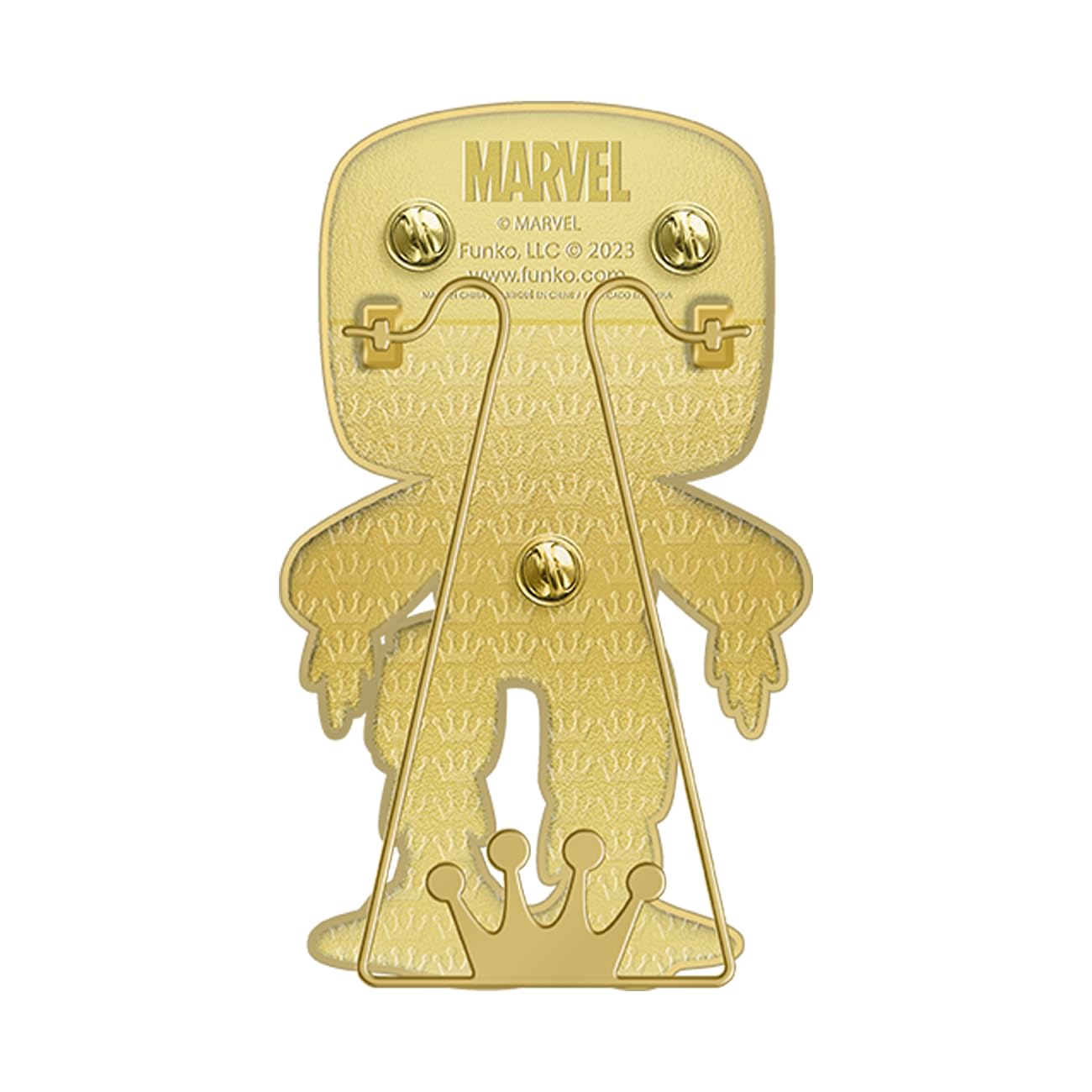 Funko POP! Large Enamel Pin MARVEL: GINGERBREAD - Iron Man - przypinki emaliowane Marvel Comics - urocza kolekcjonerska broszka - do plecaków i toreb - pomysł na prezent - oficjalny towar
