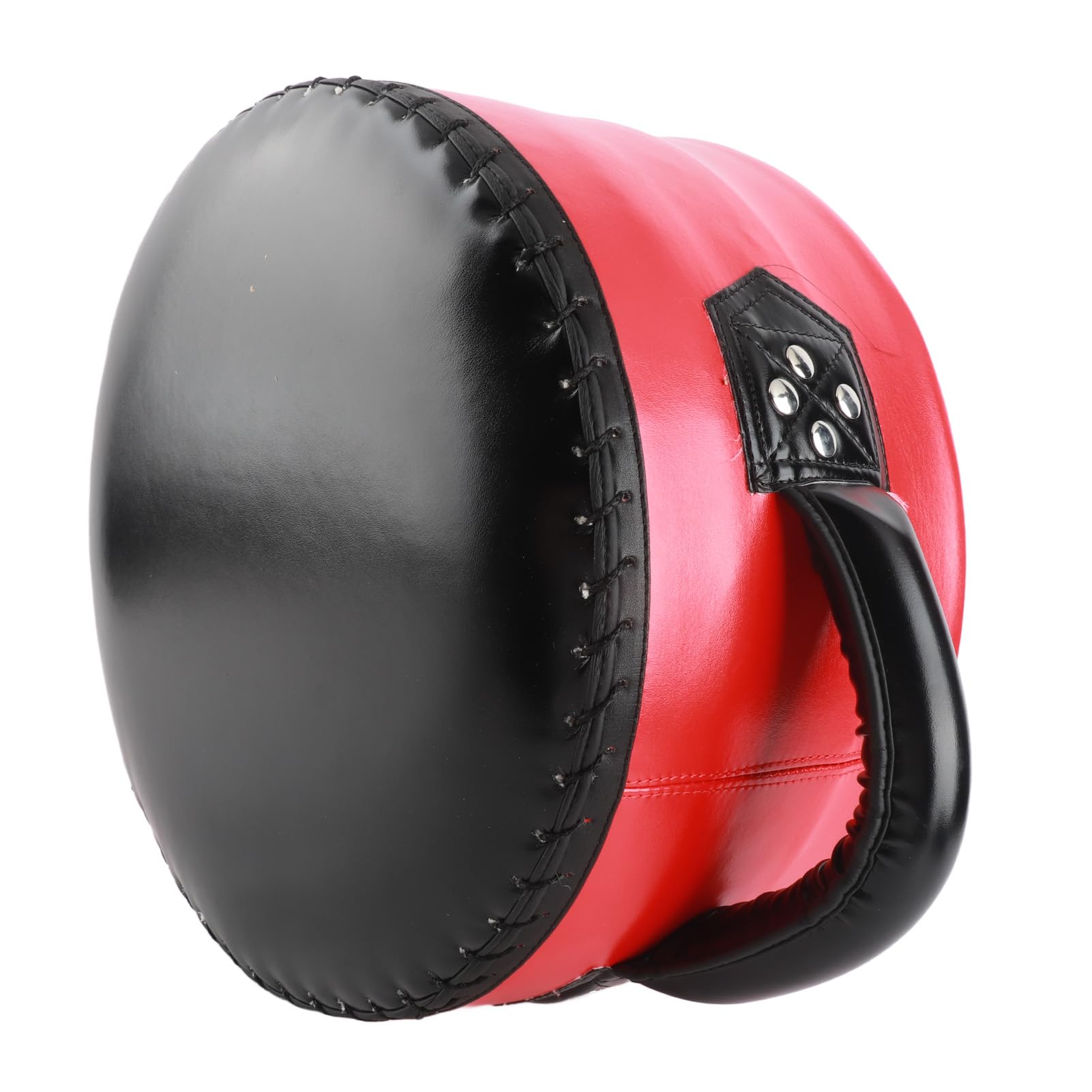 Haofy Bouclier de Boxe en Cuir PU avec Brassards Réglables pour l'entraînement de Force, adapté à Les âges et Niveaux de Compétence, 34 X 17 Cm