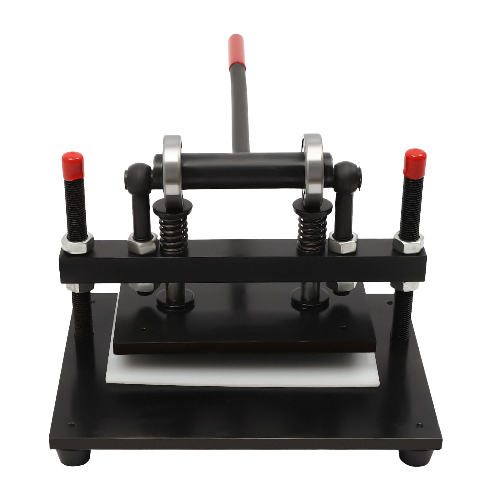 Stampatrice manuale in pelle, 0-100 mm, in pelle, capacità di carico 2T, dimensione piastra superiore 26 x 16 cm, per tessuti, silicone, gomma, libri, carta