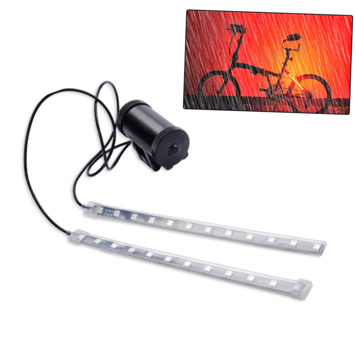 Kisangel 2 Pièces 5 8 Feux Stop Feu Arrière Accessoires De Vélo Accessoires De Vélo Accessoires De Vélo Accessoires De Vélo Accesorios Para Bicicleta Décor De Vélo Lumières À Rayons LED