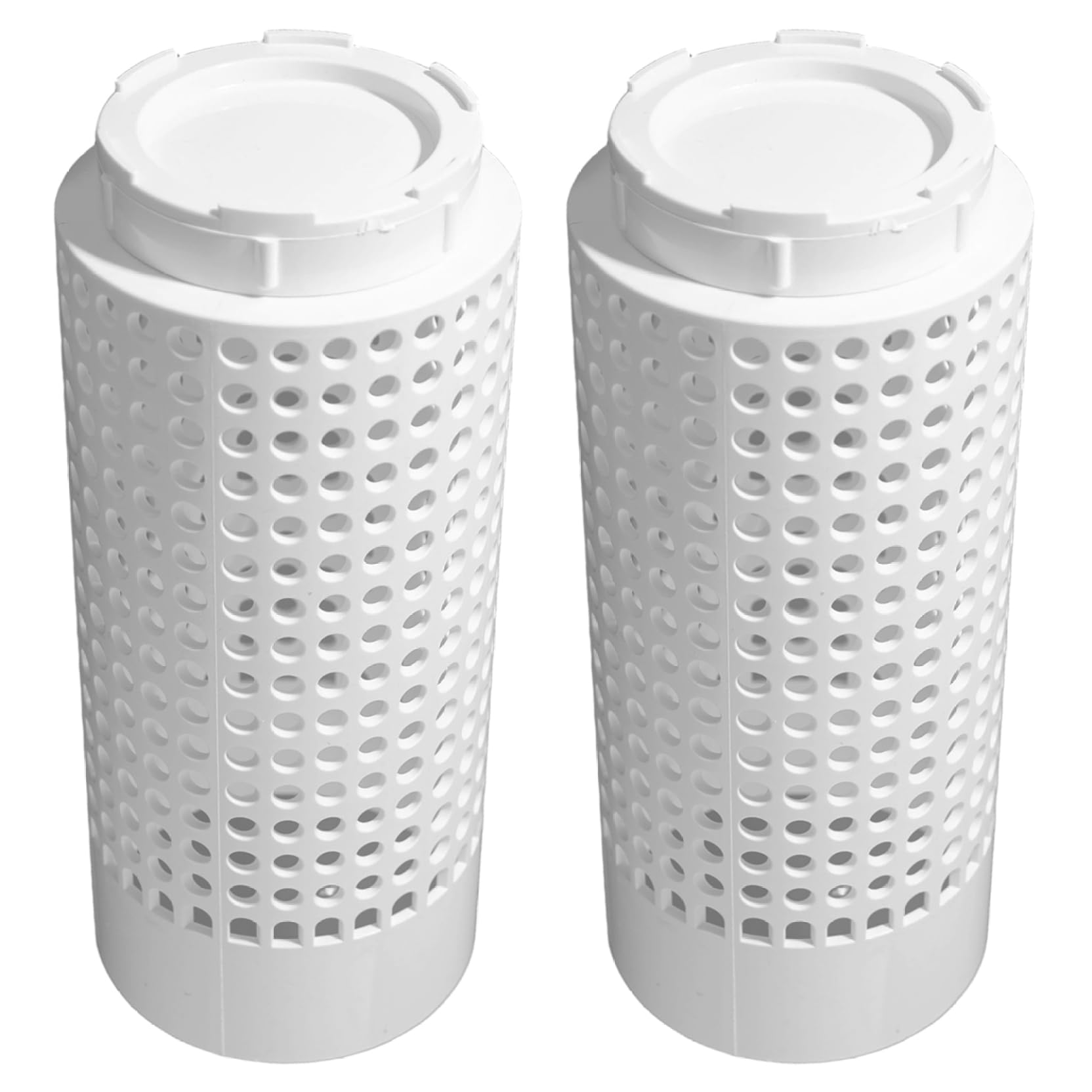 Tsawntd 2Pcs Worm Farm with Holes, PVC Underground Worm Composting Bin with Secure & Sturdy Lid Outdoor Vermicomposting Bin for Garden Beds & Home Use