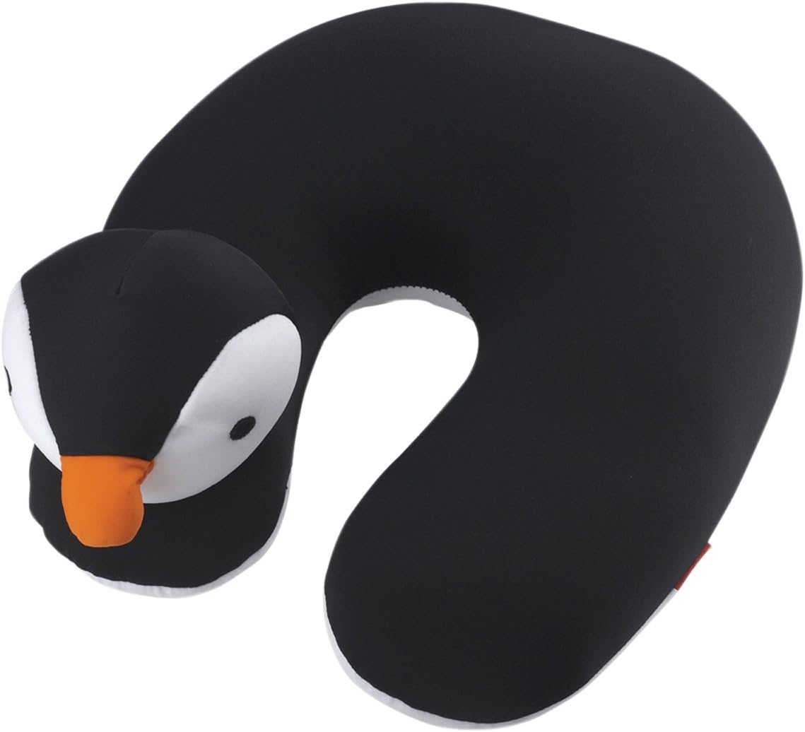 Childrens Comfort Micro-Beads Neck Support Cushion Penguin Travel Pillow