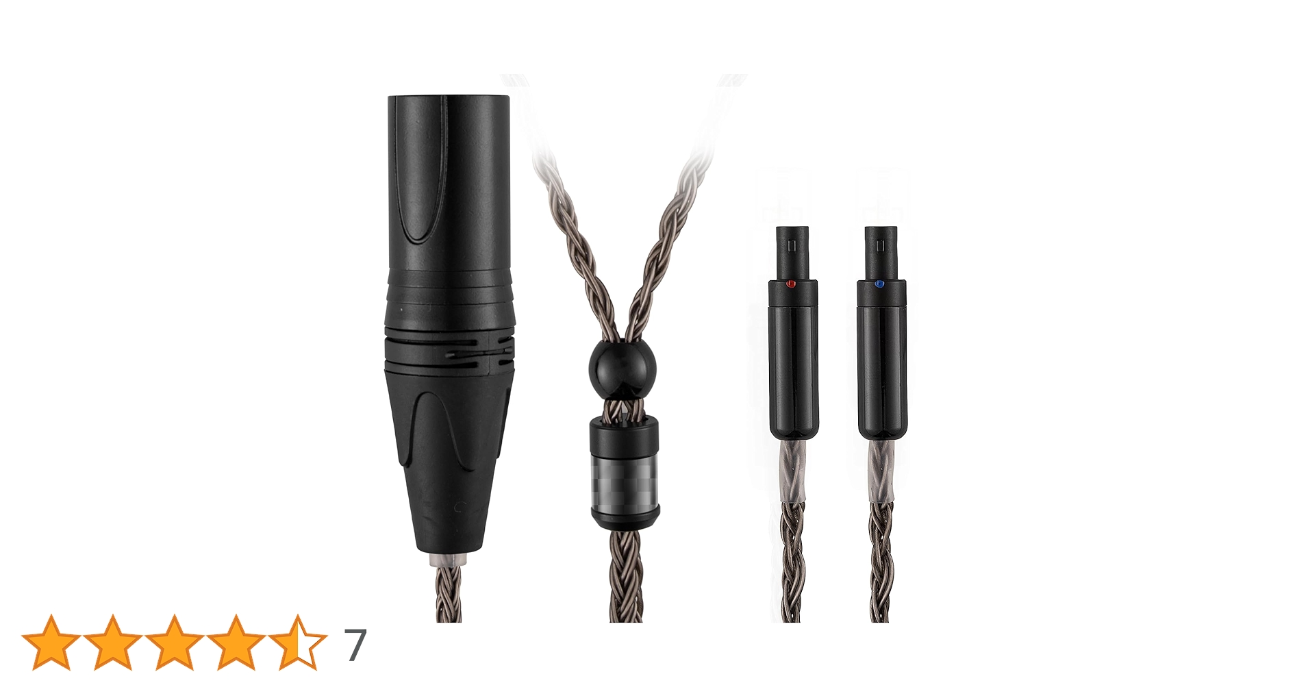 HD800 HD820 102SSC 16芯 XLR 4ピン 125cm Amazon | SYRNARN 4ピン XLR バランスヘッドホンケーブル