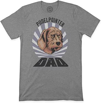 Amazon.com: Graphic Novelty Premium T Shirts Dad Pudelpointer Dog Pets ...