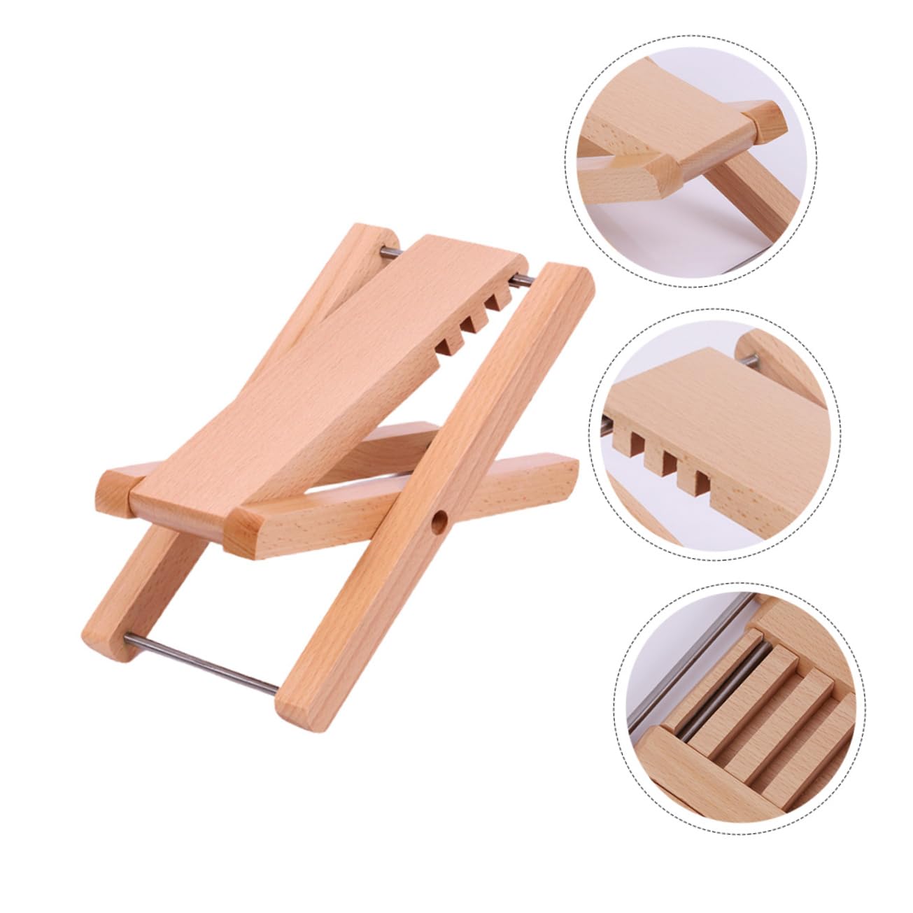 Abaodam Electric Guitar Rest Guitar Footrest Wooden Guitar Footstool Height Adjustable for Guitarists