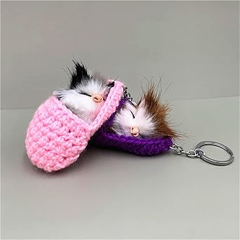 Keychain Cute Keyring Cute Pendant Keychain Bag Plush Keyring KeyHolder Plush Backpacks Bag Keyrings