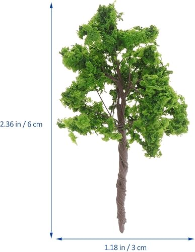 Miniatura 9 de WINOMO 25pcs modelo árboles mini paisaje paisaje arquitectura tren ferrocarril árboles