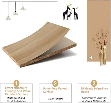 Wall Mounted Folding Table, Fold Down Desk for Small Spaces with Legs