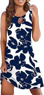 Womens Summer Casual Dresses Sleeveless Tshirt Sundress Vest Tank Sun Dress