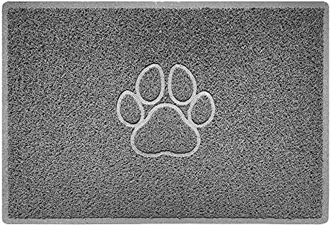 Nicoman PAW Embossed Shape Door Mat Dirt-Trapper Jet-Washable Doormat-(for Indoor or Sheltered Outdoor)- (60x40cm/23.6x15.7inches, Small) BEIGE