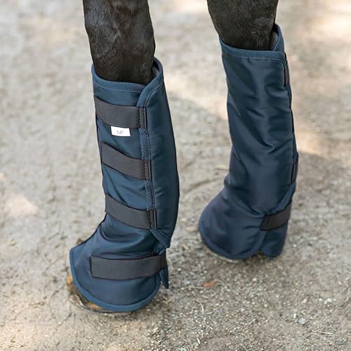 Miniatura 10 de Botas prémium para envío de caballos de 14 pulgadas  Un par  Botas de envío  Protección definitiva para patas de caballo  Diseño envolvente  Nylon