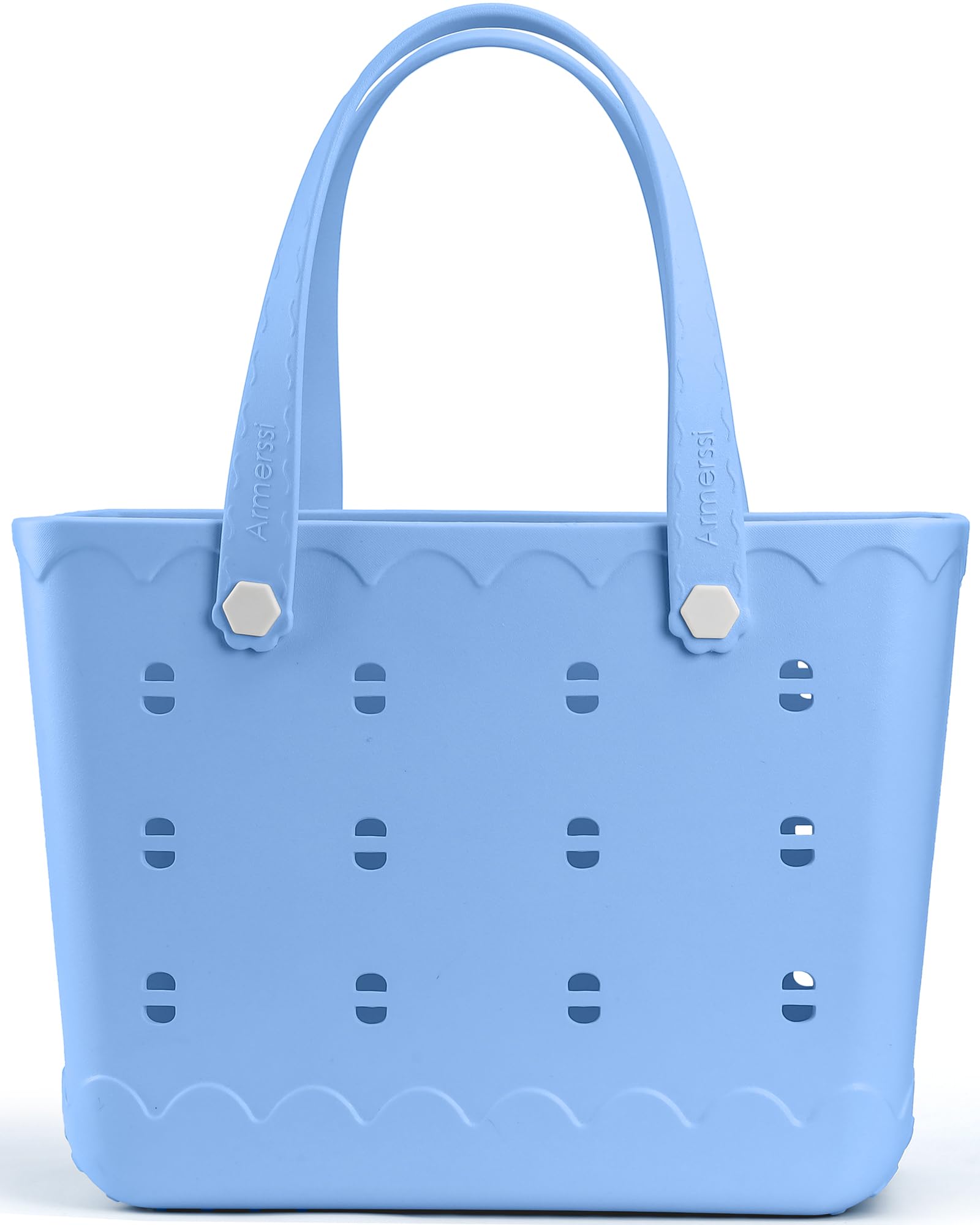 MONSOCIO Rubber Beach Bag Waterproof Durable Large Tote Bag for Beach Sports Pool Swim Travel EVA Tote | Waterproof