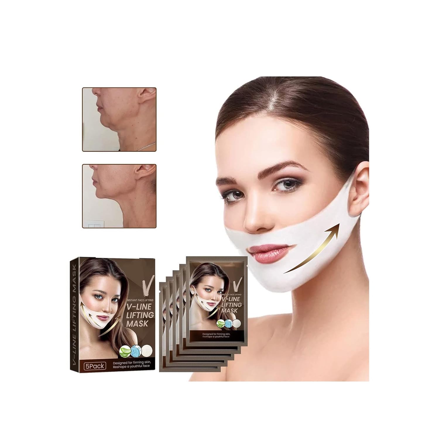 V Line Face Lifting Mask Double Chin Reducer V Shaped