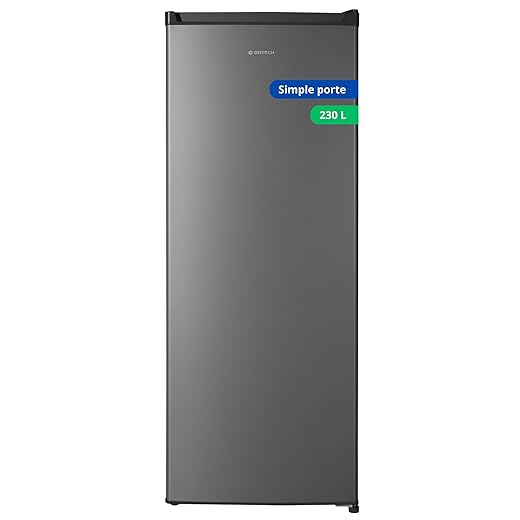 GEDTECH Single door refrigerator GSP230SL Silver - capacity 230L - Class E