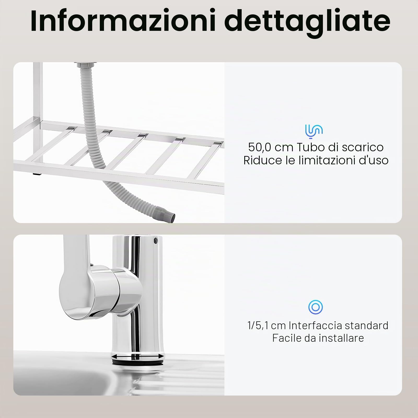 Lavello autoportante in acciaio inox, lavandino portatile con vasca e rubinetto, lavello da cucina commerciale, 75 x 40 x 76 cm, grande lavello di servizio autoportante per esterni e interni