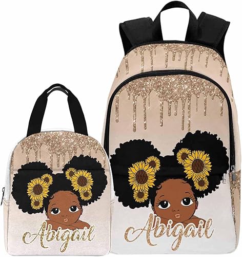 MyPupSocks Mochila personalizada Bolsa de almuerzo Casual Daypack School Bag para regalo de escuela de espalda, Multi15, Mochilas Daypack