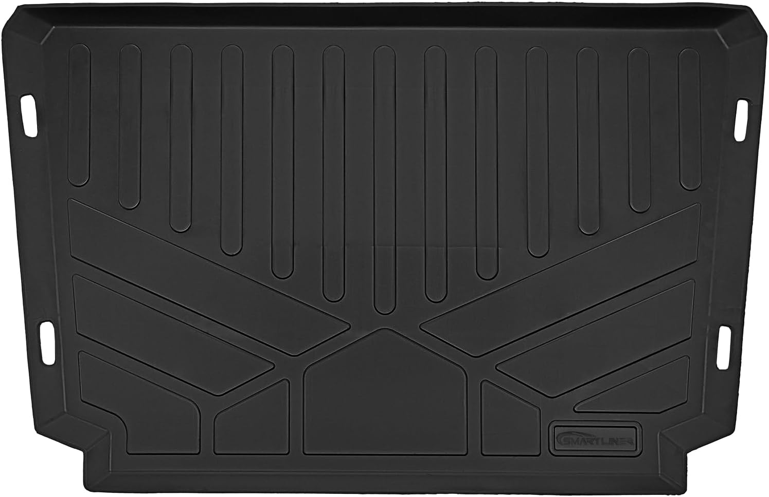 SMARTLINER All Weather Protection Custom Fit 1st Row Rugged Rubber Floor Liner Set Compatible with 2019-2025 Polaris General 1000