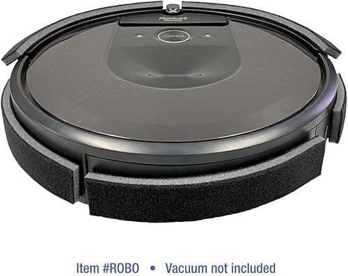 Miniatura 3 de VacuBumper - Protector de Parachoques Robot - Protector de Parachoques Ultra Suave, de Paño y Espuma de Caucho para Aspiradoras Robóticas - Duradero