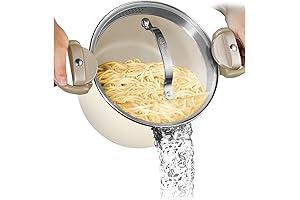 Gotham Steel 5 Quart Stock Pot for Pot Cooking: Multipurpose Pasta Pot...