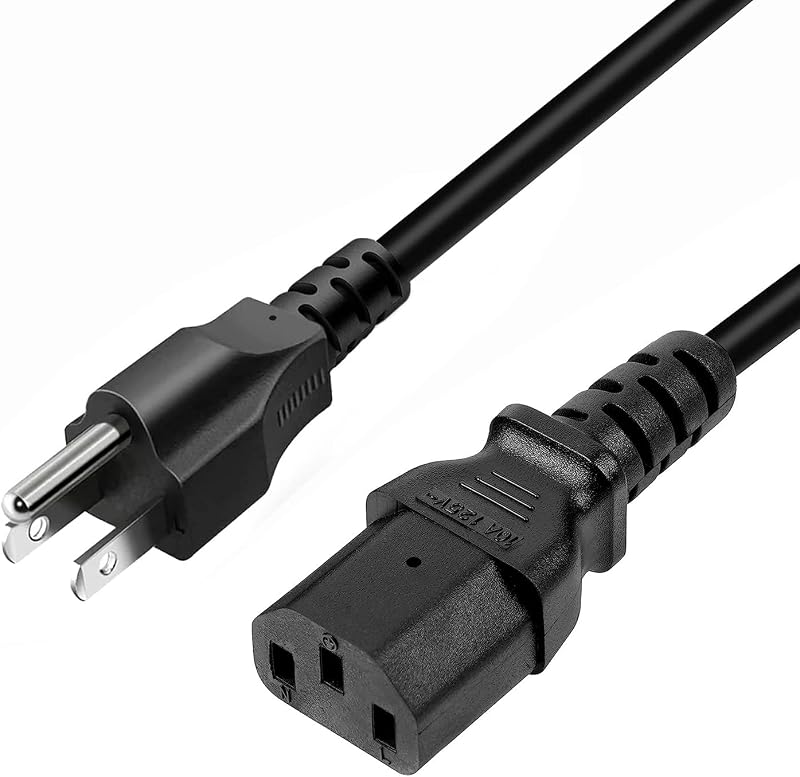 Cable de alimentación compatible con olla a presión eléctrica instantánea, olla arrocera, olla rápida, microondas, fabricante de leche de soja y más electrodomésticos de cocina, accesorios de cable de alimentación de repuesto de 3 clavijas