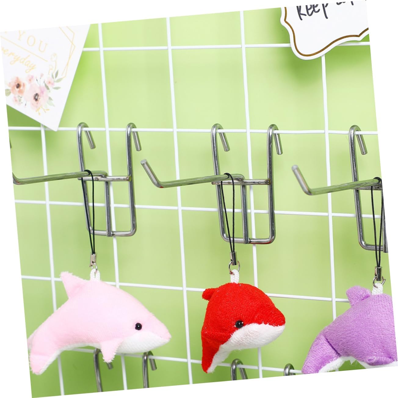 40pcs Wall Panel Hooks Display Hangers for Retail and Garage Organization Versatile Utility Brackets for Snacks and Items Easy to Move