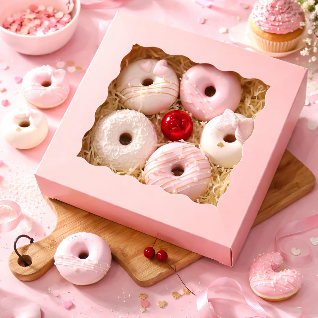 Amazon.co.jp: [MIEONLINE] 窓付きギフトケーキボックス 20個セット