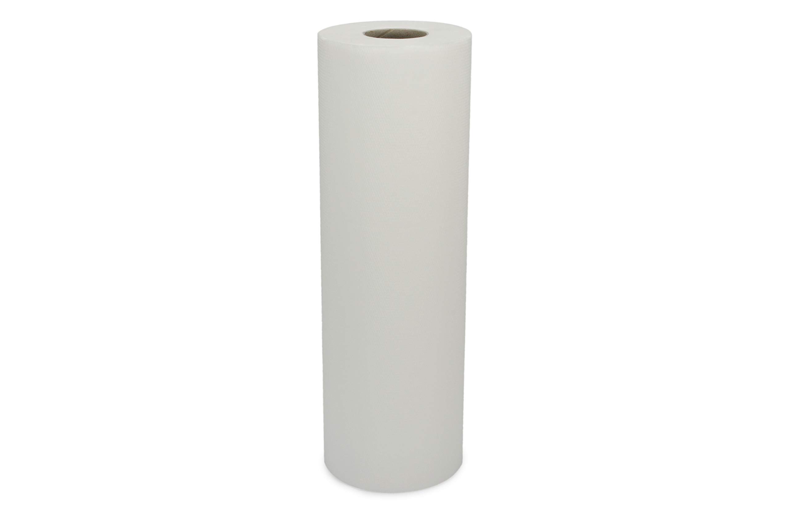 Ärztekrepp 2-lagig | 9 Rollen | Größe 59cm x 50m | hochwertig weiße Liegenabdeckung | doppelschichtige perforierte Papierrolle | Ideal für Krankenhäuser, Praxen, Tattoostudios uvm.