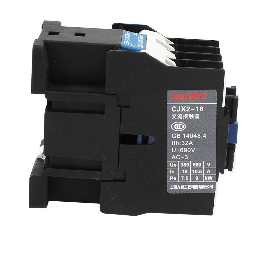 Aexit 24V Coil Distribution electrical Motor Control 3P+1NC DIN Rail Mount AC Contactor CJX2-1201