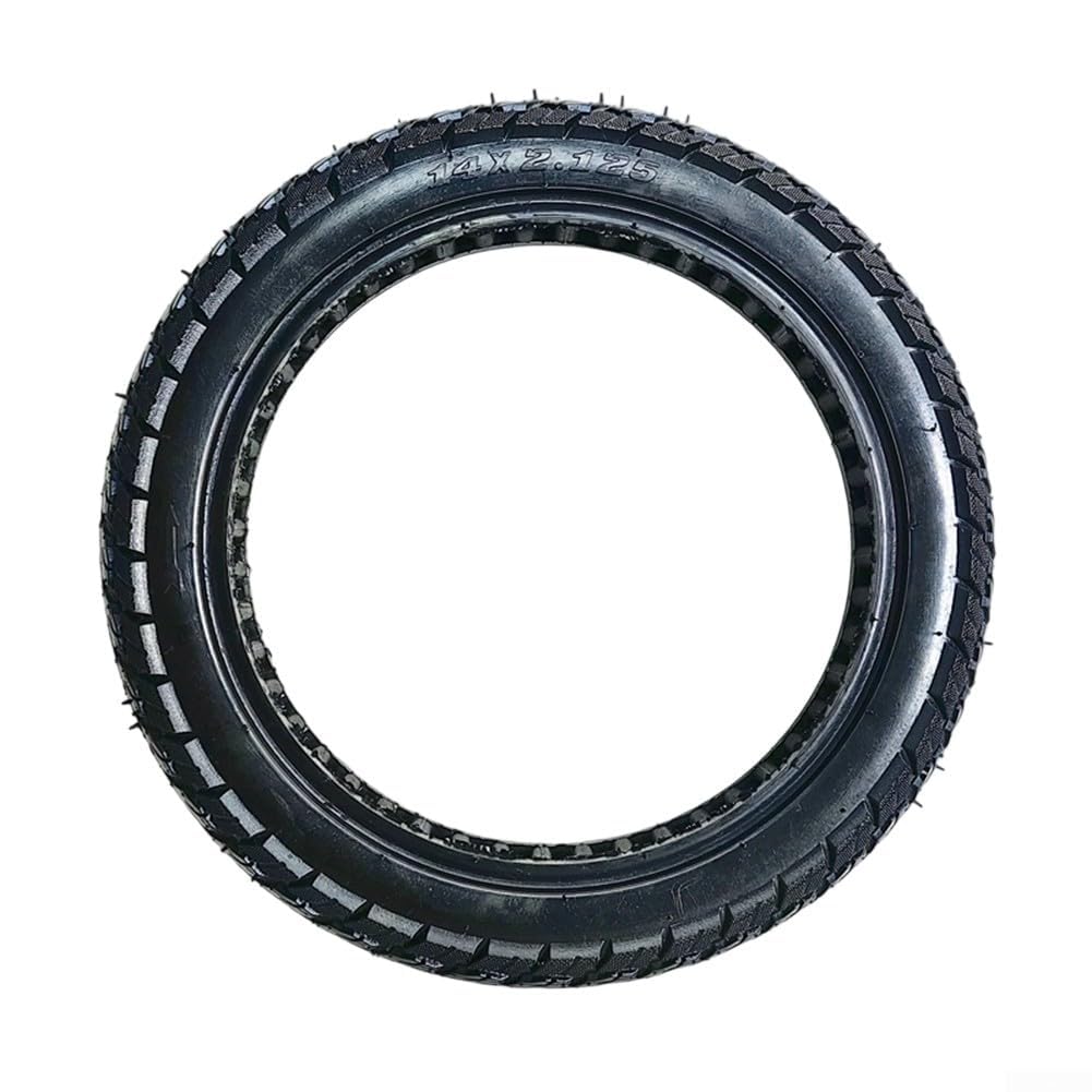 Pneumatici pieni da 14 Pollici in Gomma Piena per Bicicletta 14x2.125 antiforatura, Pneumatici di mbio per Scooter Elettrico, Pneumatici per Scooter Elettrico per impieghi gravosi, per Bici elett