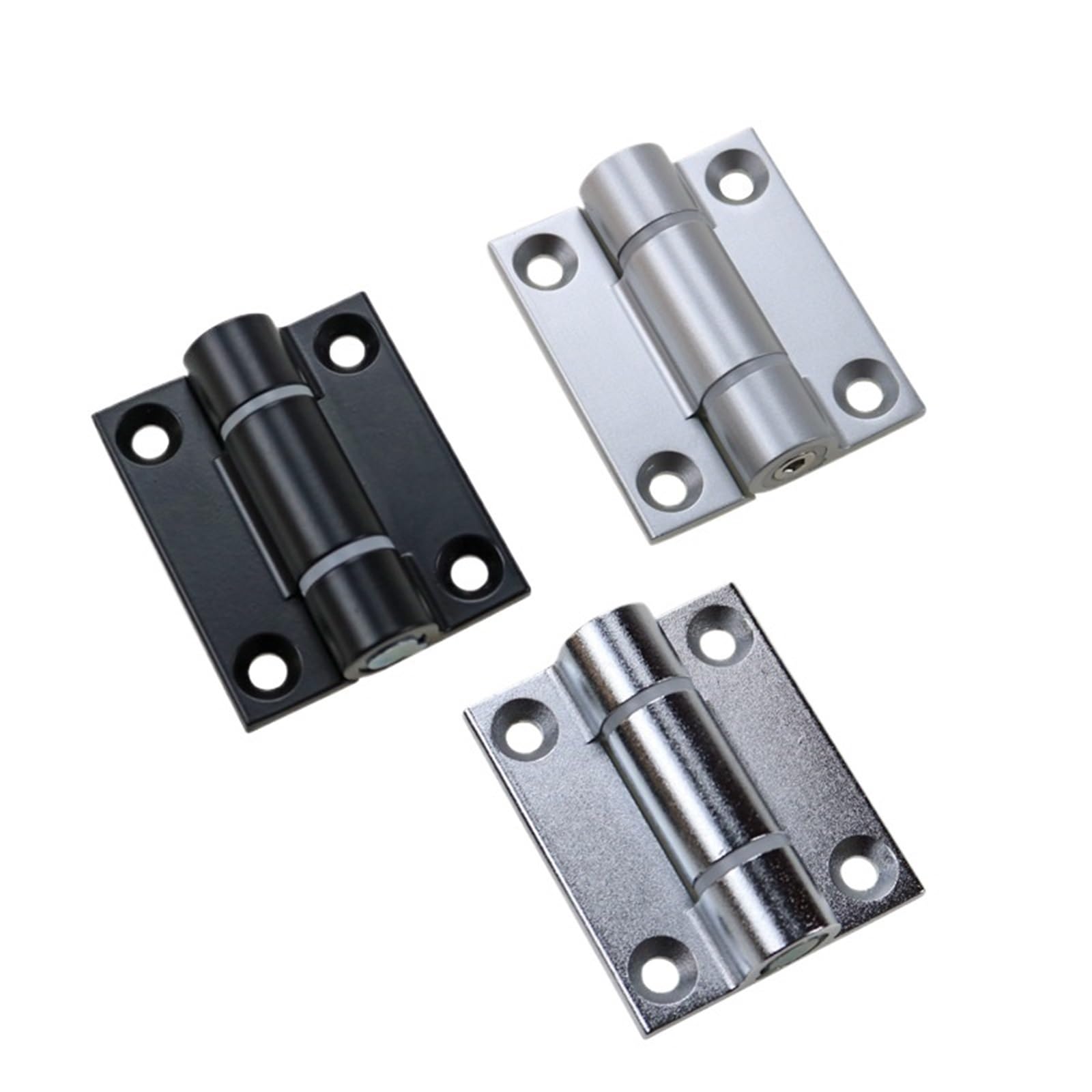 Kdhcvkz Matte Silver 1Pcs Zinc Alloy Torsion Hinge Adjustable Damping Hinge(Matte Silver)