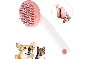 Annthor Pet Grooming Brush: Effortless Shedding Solution for Cats and Dogs