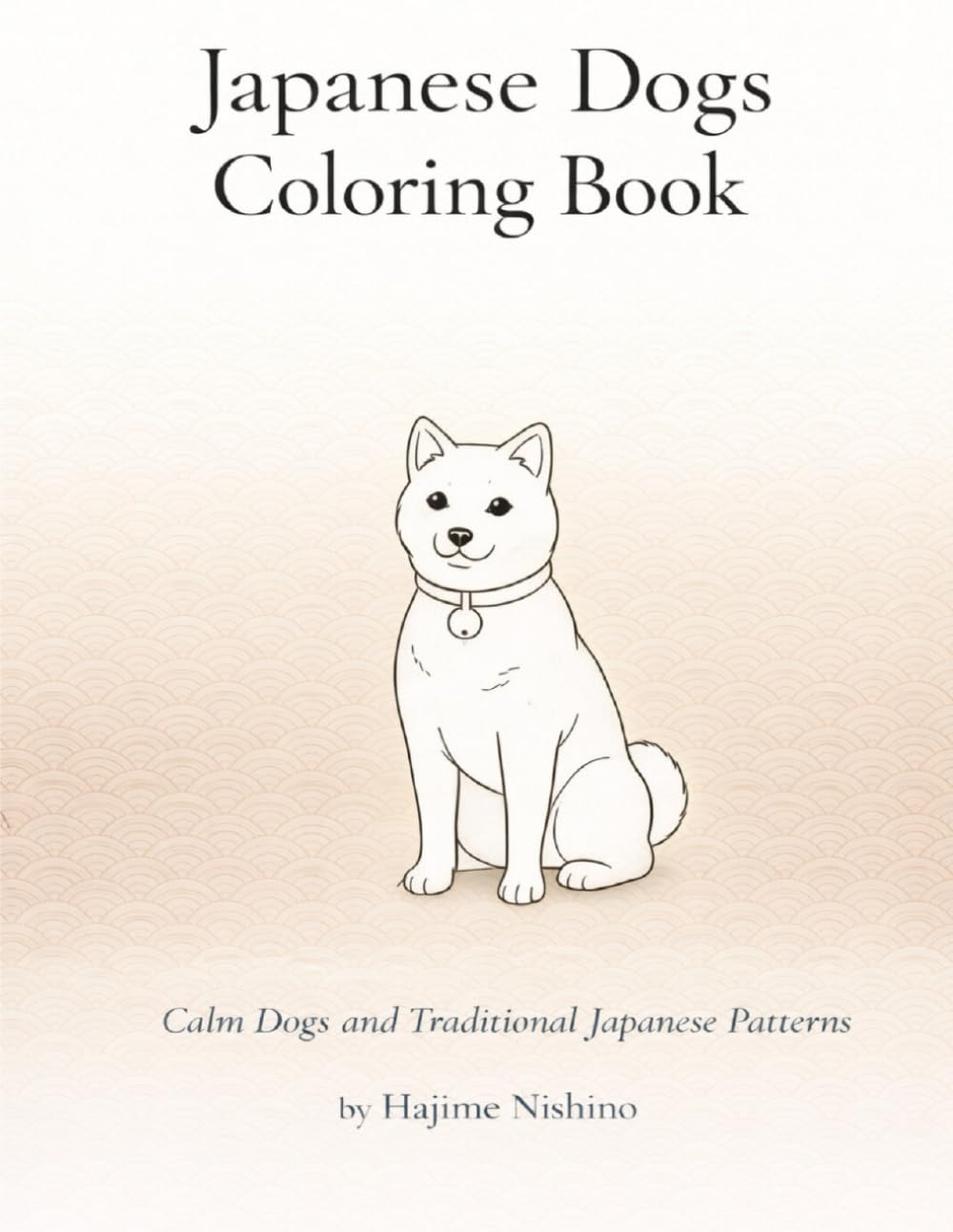 Dogs and Japanese Patterns Coloring Book Vol.1