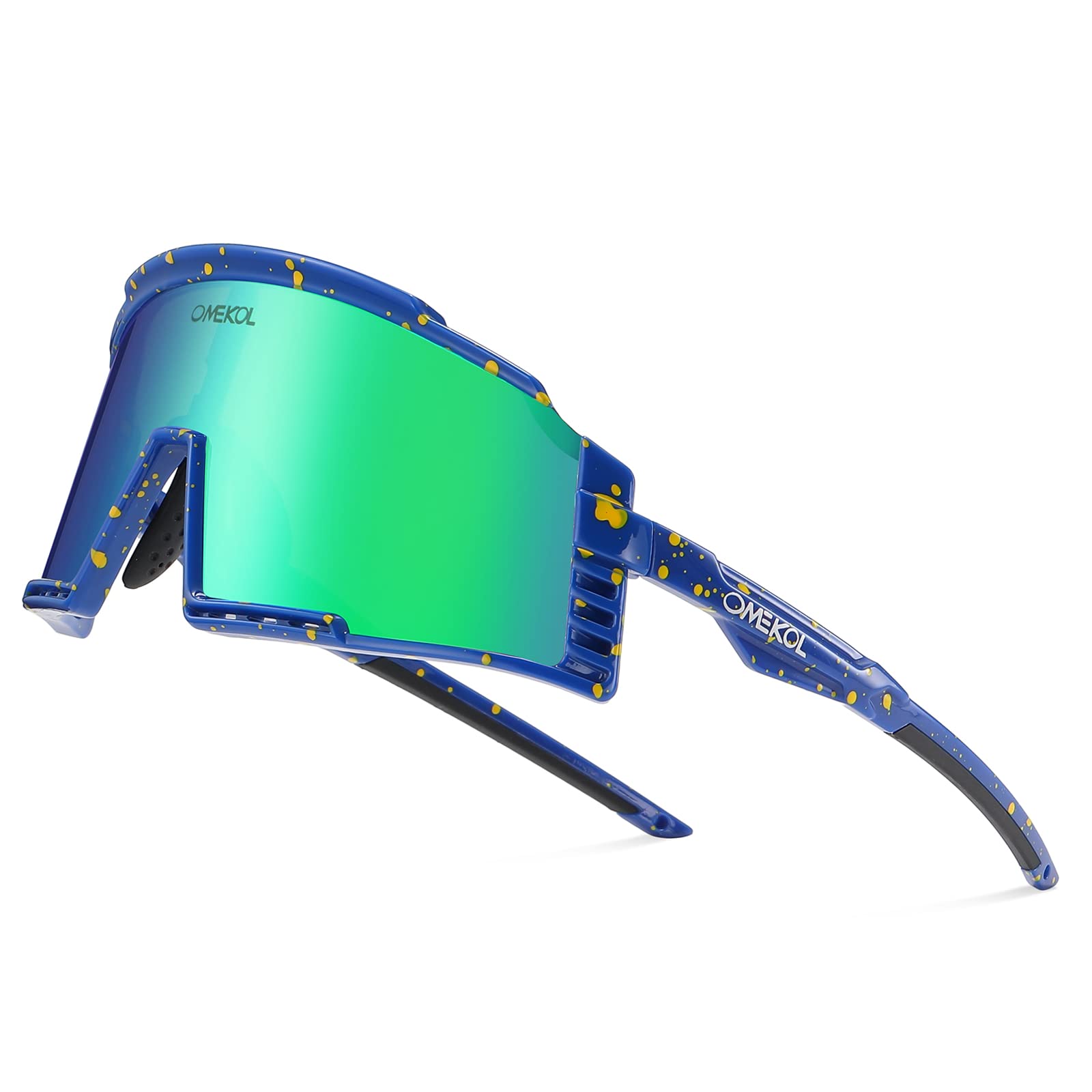 OMEKOLTwo Sizes For Adults and Youth Sunglasses Sports Baseball Cycling Glasses Men Women MTB Bicycle Eyewear Outdoor