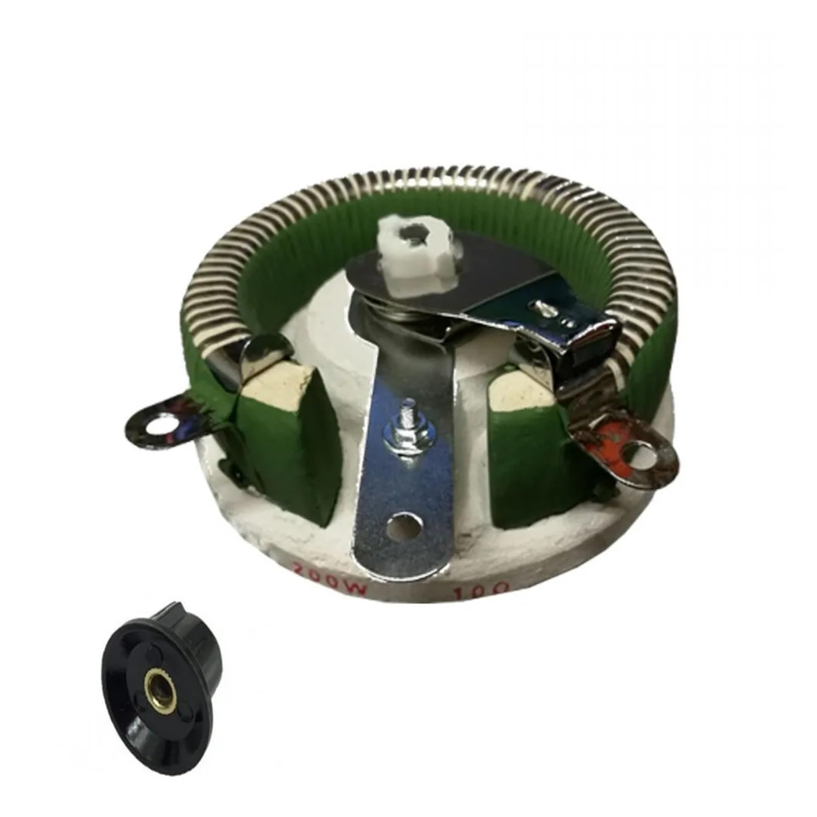 Reóstato de Alta Potencia BC1 de 200W, Alambre Variable Giratorio Enrollado, Forma de Disco, Resistencia Ajustable Deslizante 1R