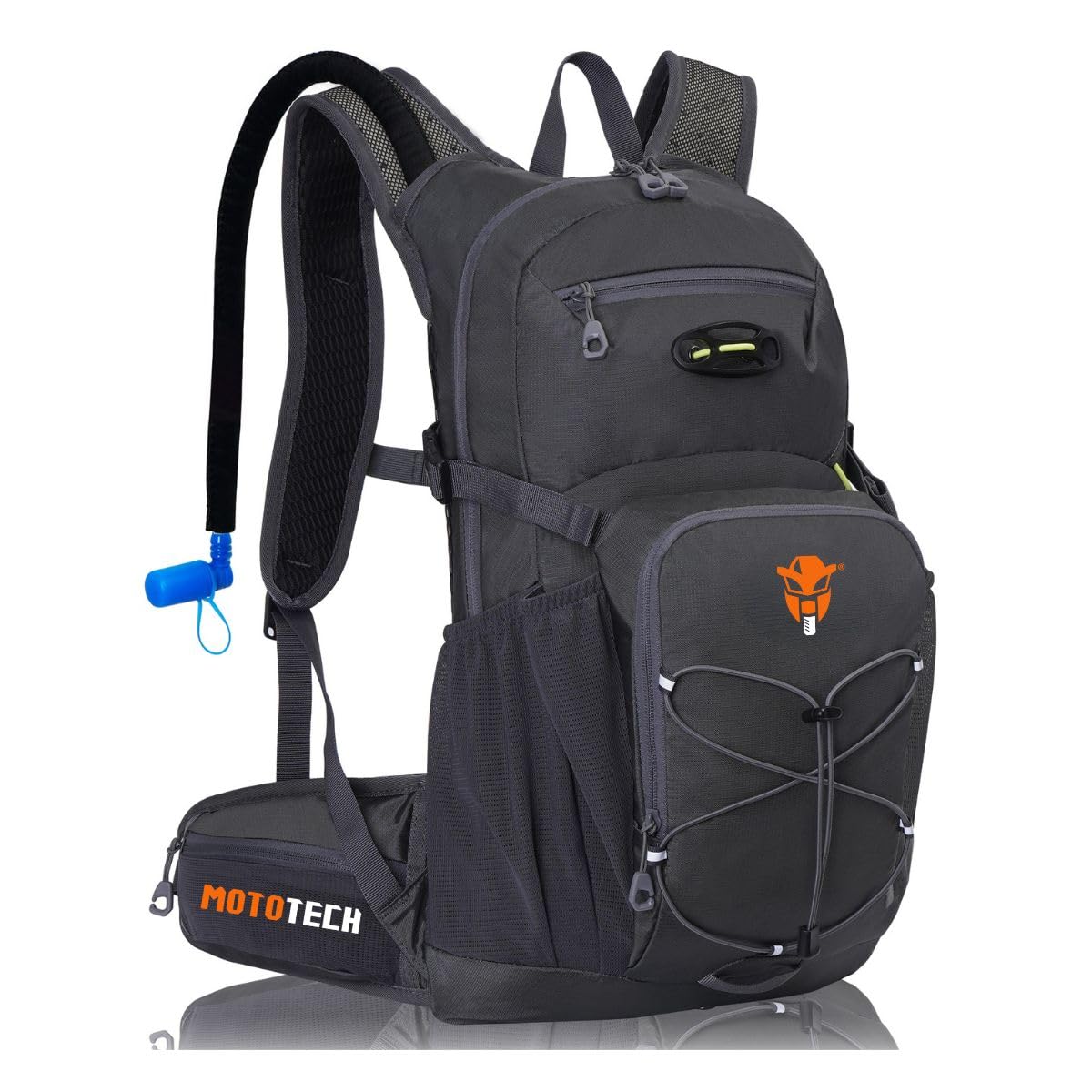 Hydration Reservoir Water Bladder - 2L + Stealth Pro Hydration Backpack - 15L Combo-image-49