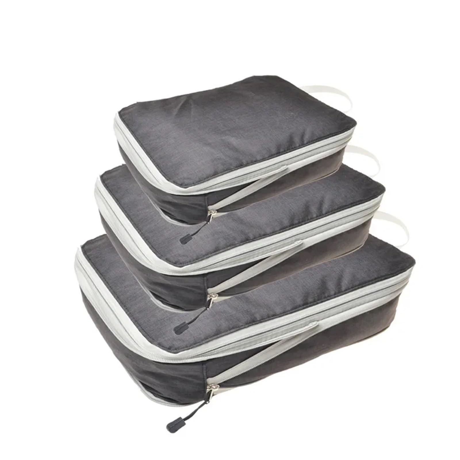 Organizador Maleta 3 cubos de embalaje compresibles for viaje, plegables, impermeables, for maletas, portátiles nailon con organizador equipaje(Style 06)
