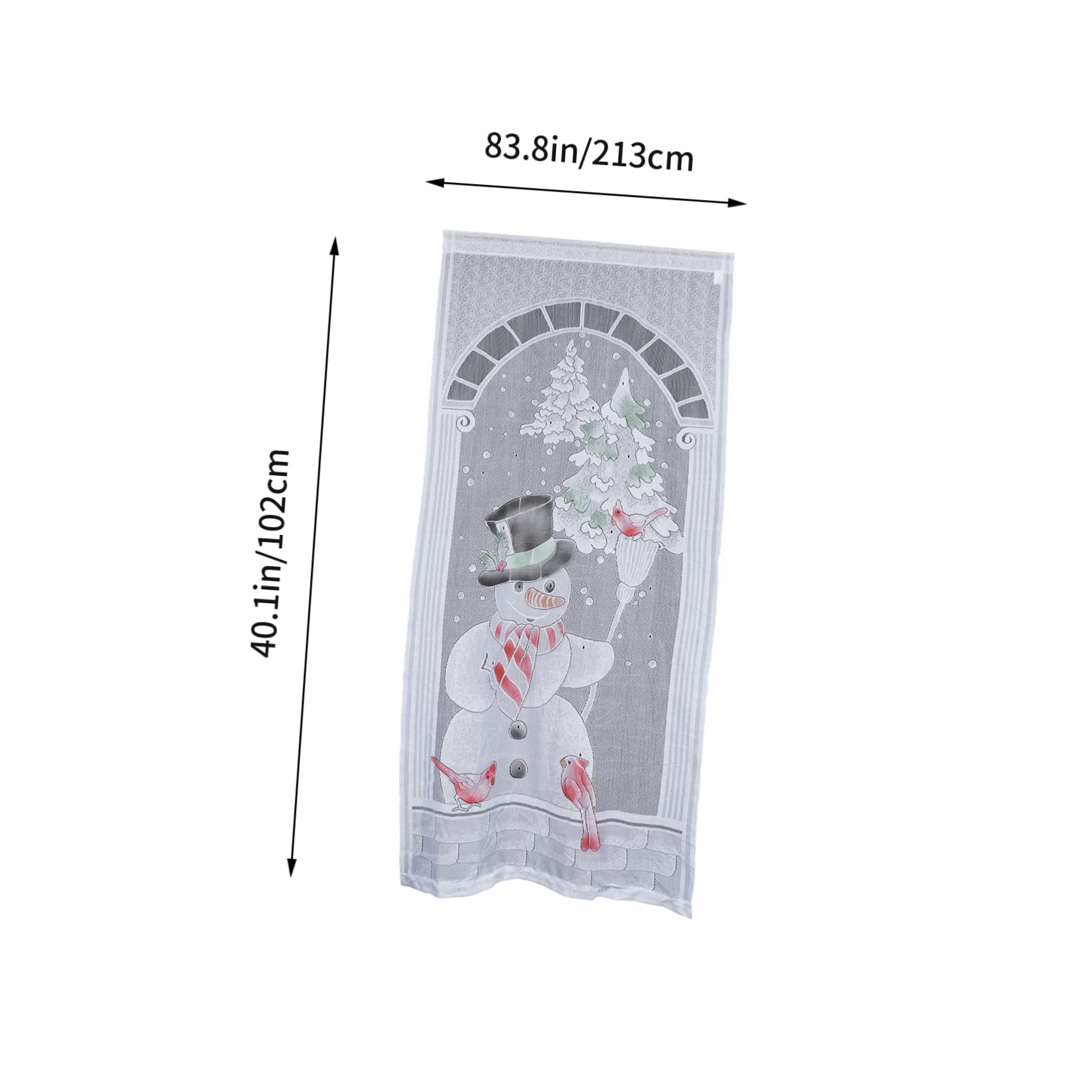 COLLBATH Vorhang für Weihnachten mit Led-lichtern Strapazierfähig aus Hochwertigem Material Kreatives und Einzigartiges Weihnachtsmotiv Kompakt und Einfach zu Handhaben