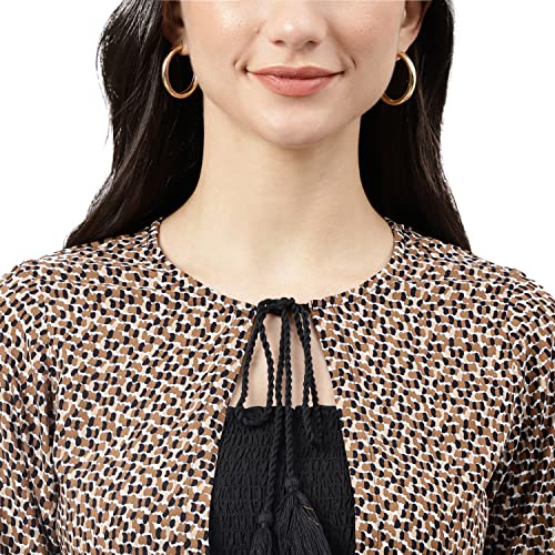 Image of DEEBACO Women Floral Printed Shrug Dress