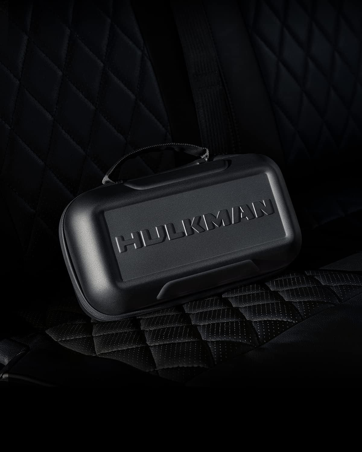 Hulkman Alpha Pro, Solid Black, 2000A 74Wh Smart Jump Starter with Alpha Bag EVA Protection Case